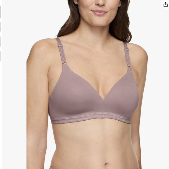 NWT Warner's Blissful Benefits Bra Super Soft Wireless Lightly Lined 38D - Picture 1 of 4